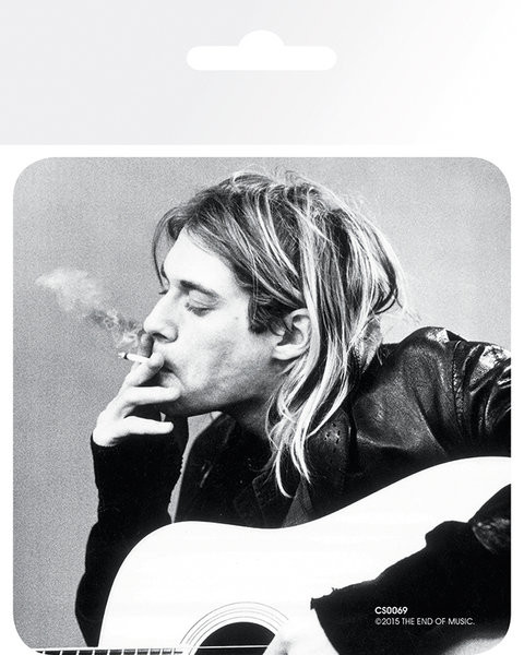 Coaster Cobain - Smoking | Ideer til originale gaver Stort udvalg