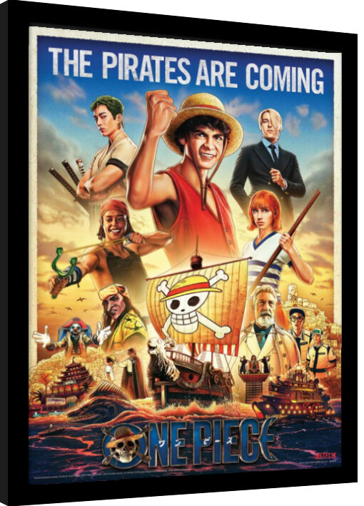 Zarámovaný plakát One Piece Live Action - Keyart