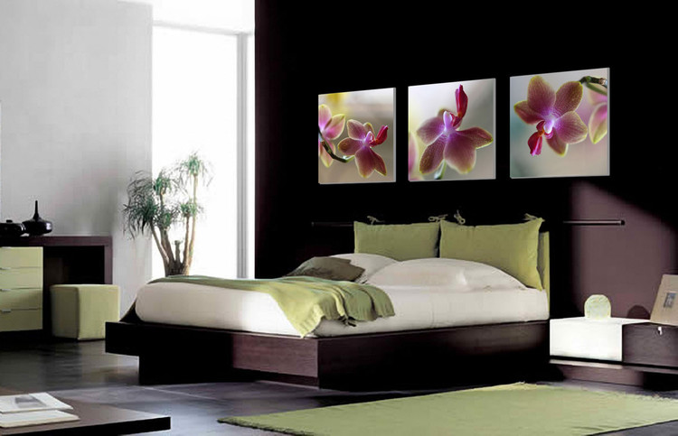 Orchid - Blossoms Tableau Multi-Toiles