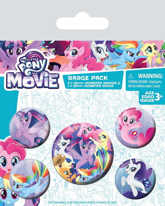 My Little Pony Movie Sea Ponies Paket Značaka Na Europosterihr