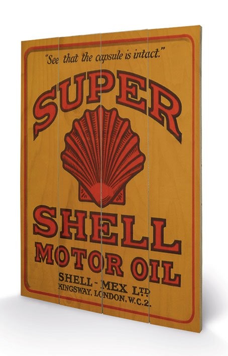 Shell Adopt The Golden Standard 1925 Panneau En Bois Acheter Le Sur Europosters Fr