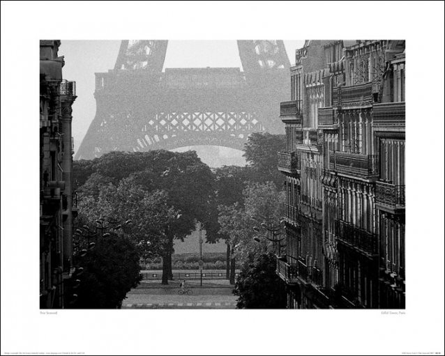 Umělecký tisk Paříž - Eiffelova věž, Pete Seaward