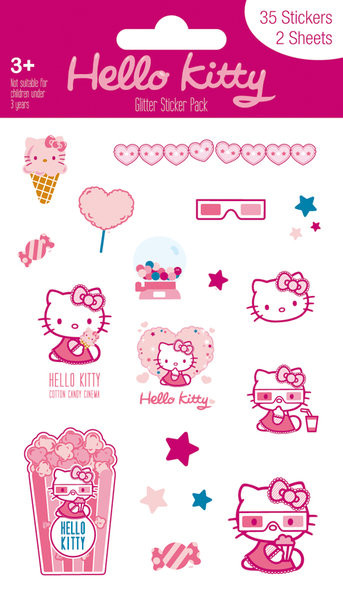 Pegatinas Hello Kitty - Candy (Glitter) | Ideas para regalos originales