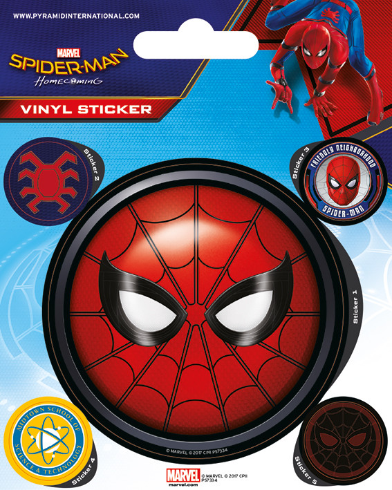 Pegatinas Spider-Man Homecoming | Ideas para regalos originales