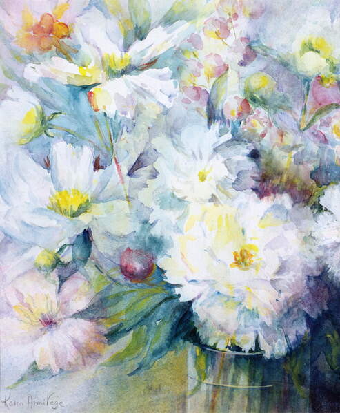 Sticker Peonies - Festive Maxima