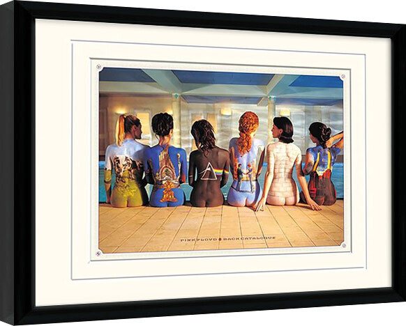 Zarámovaný plakát Pink Floyd - Back Catalogue