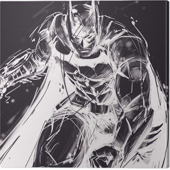 Cuadros en lienzo Batman Arkham Knight - Stance | Decoraciones de la pared  