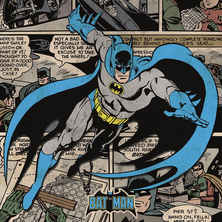 Cuadros en lienzo Batman - Burst | Decoraciones de la pared 