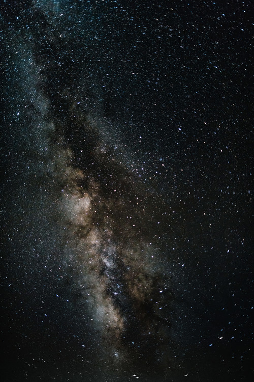 Cuadros en Lienzo Details of Milky Way of St-Maria with brown-dark graded II