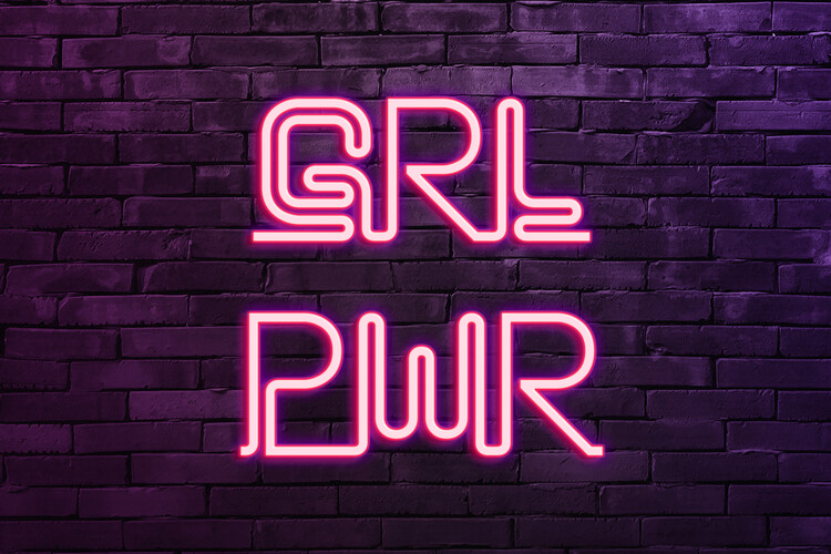 Cuadros en Lienzo Girl power