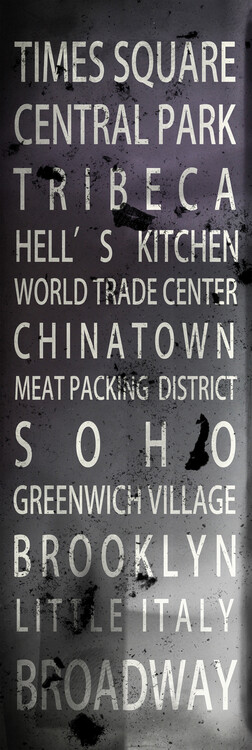 Cuadros en Lienzo New York Districts