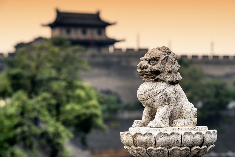 Cuadros en Lienzo China 10MKm2 Collection - Guardian of the Temple