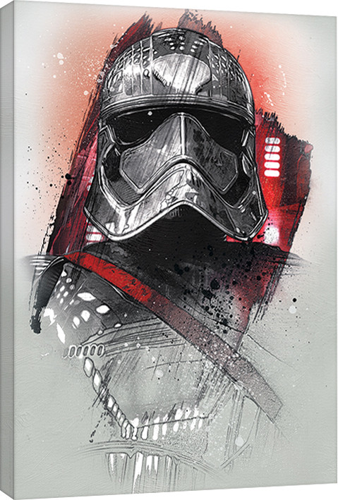Cuadro en lienzo Star Wars: Episodio VIII - Los últimos Jedi - Captain Phasma Brushstroke