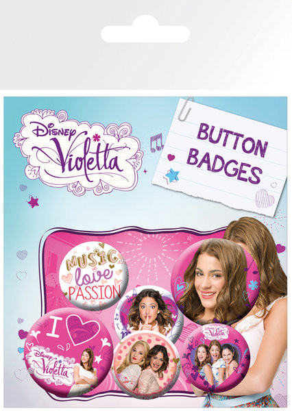 Odznaky set VIOLETTA - This Is Me