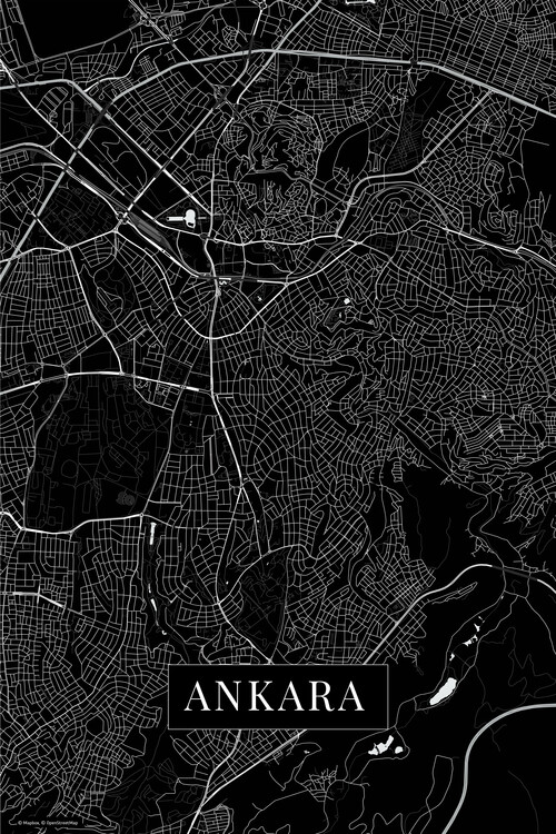 Fototapeta Ankara black