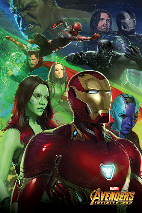 Plagát Avengers Infinity War - Iron Man