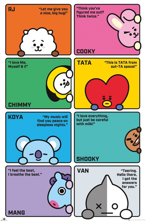 Plagát  BT21 - Compilation
