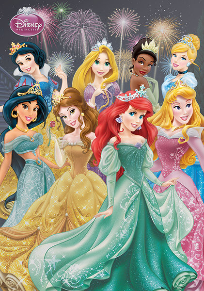 Plagát Disney Princezny - Group