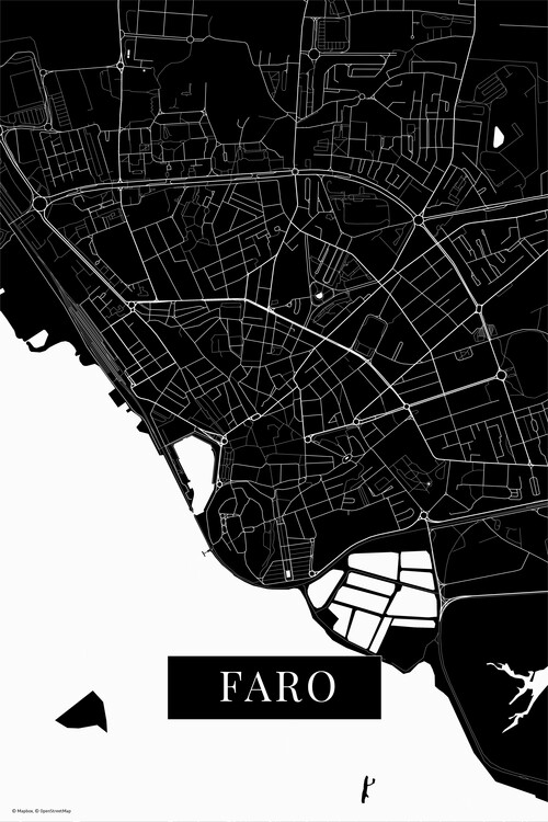Fototapeta Faro black