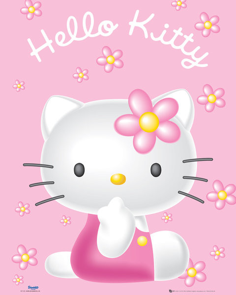 Plagát Hello Kitty - Pink
