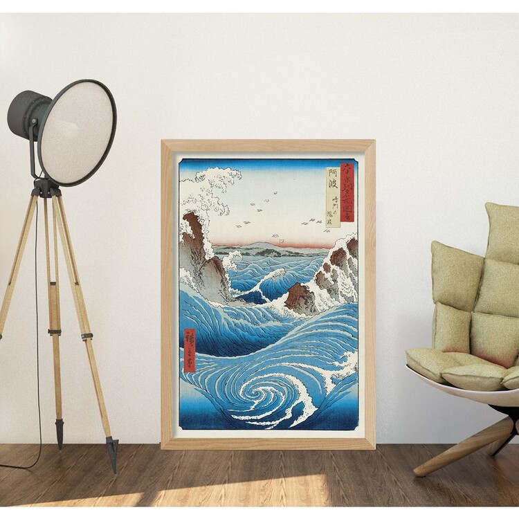 Plagát Hiroshige - Whirlpools