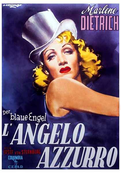 Plagát Marlene Dietrich - Der Blaue Engel