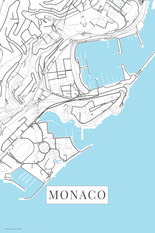 Fototapeta Monaco white