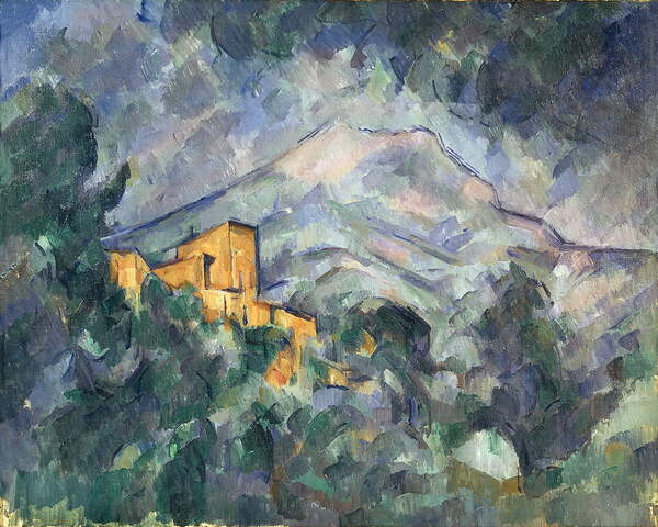 Plagát Montagne Sainte-Victoire and the Black Chateau, 1904-06