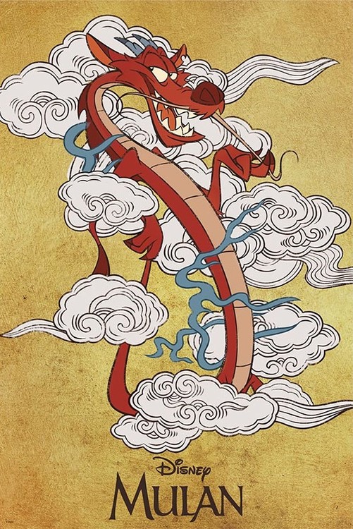 Plagát Mulan - Mushu