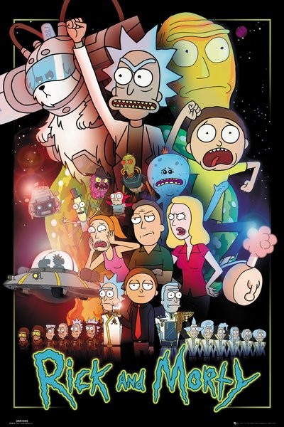 Plagát Rick and Morty - Wars
