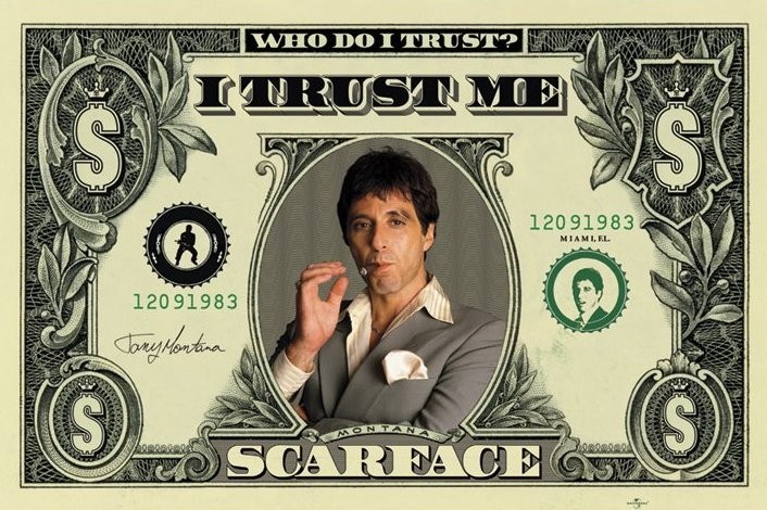 Plagát SCARFACE - dollar