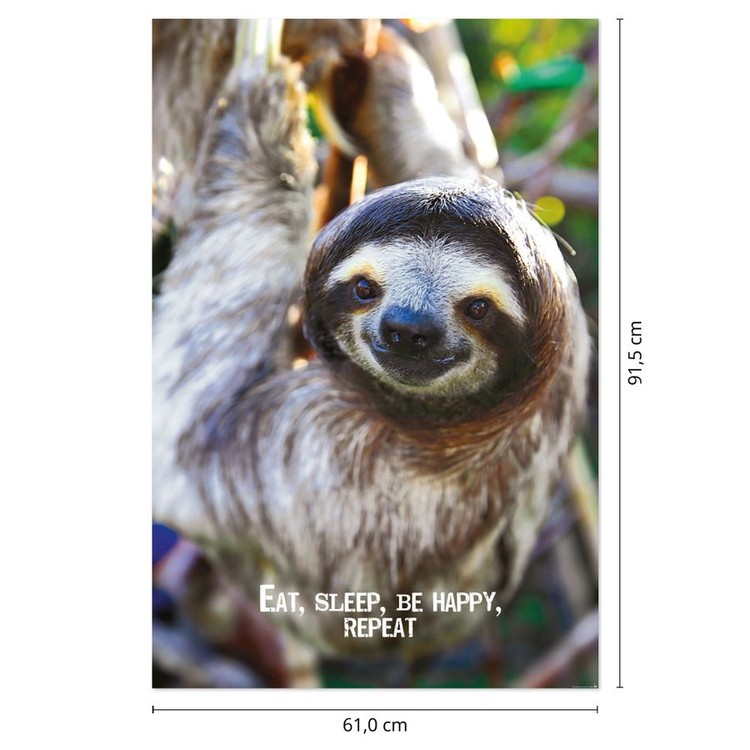 Plagát Smile - Sloth