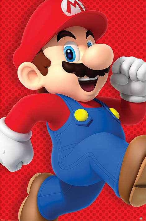 Plagát Super Mario - Run