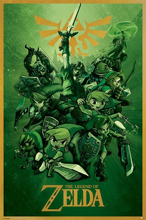 Plagát The Legend Of Zelda - Link