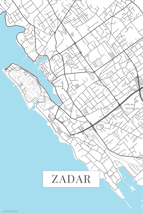 Fototapeta Zadar white