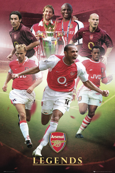 Arsenal - legends online på Europosters