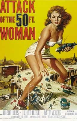 Attack of the 50 Foot Woman - Teaser Plakat