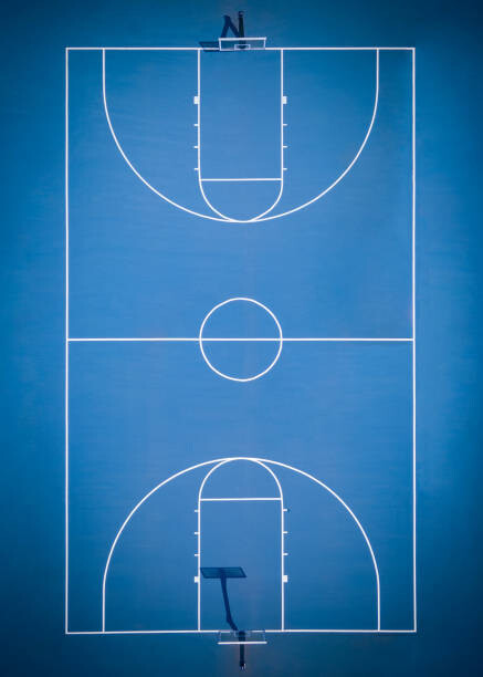Plakat Basketball court