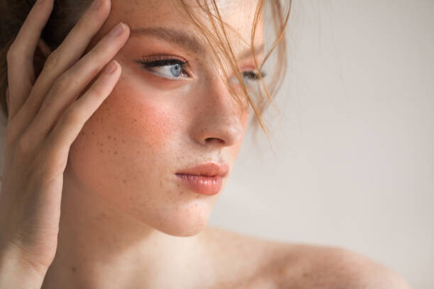 Plakat Beauty portrait of young woman