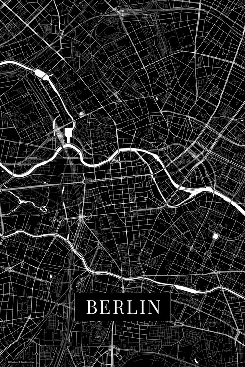 Tapet Berlin black