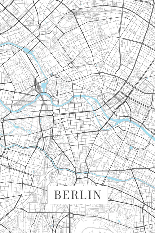 Tapet Berlin white