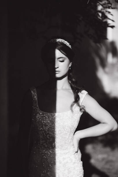 Plakat Black and white photo of gorgeous