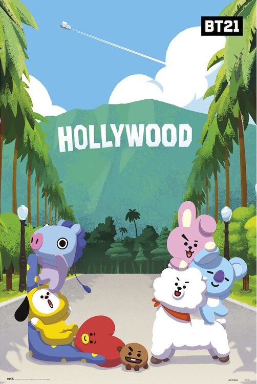 Plakat BT21 - Hollywood