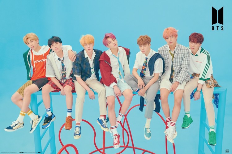 Plakat BTS - Blue
