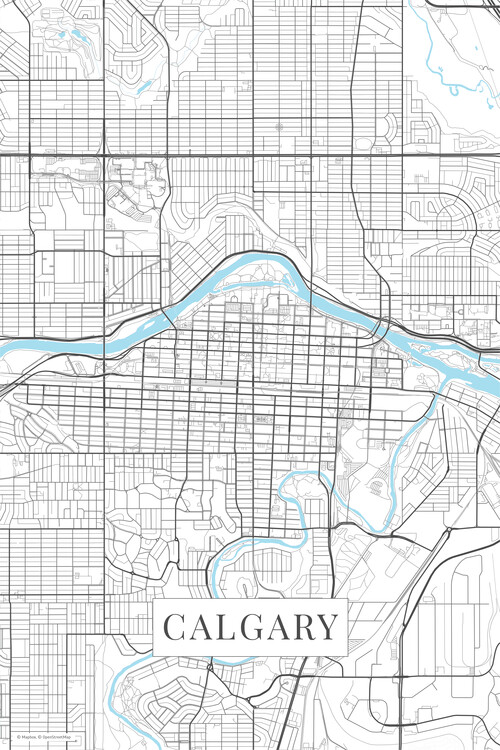 Tapet Calgary white