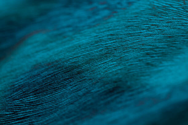 Plakat Close up of the ripples and weave on cloth