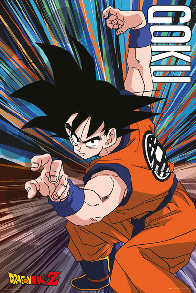 Dragon Ball Z - Goku Jump Plakat, Poster online på Europosters