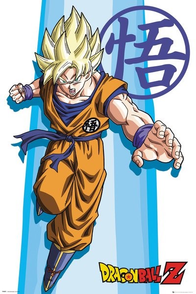 Dragon Ball Z - SS Goku Plakat, Poster online på Europosters