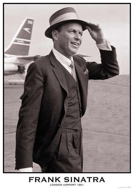 Plakat Frank Sinatra - London Airport 1961