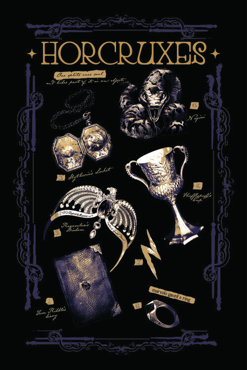 Plakat Harry Potter - Horcruxes